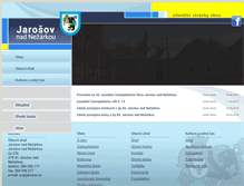 Tablet Screenshot of jarosov.cz